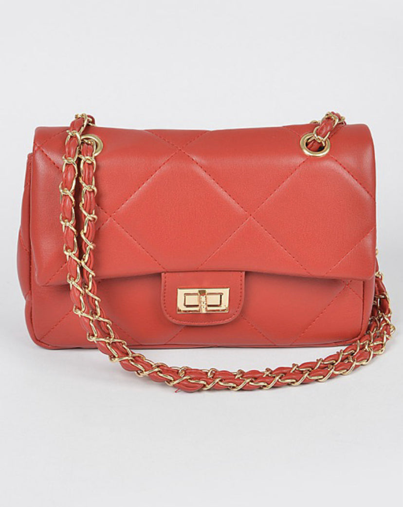 “Fire” Red handbag